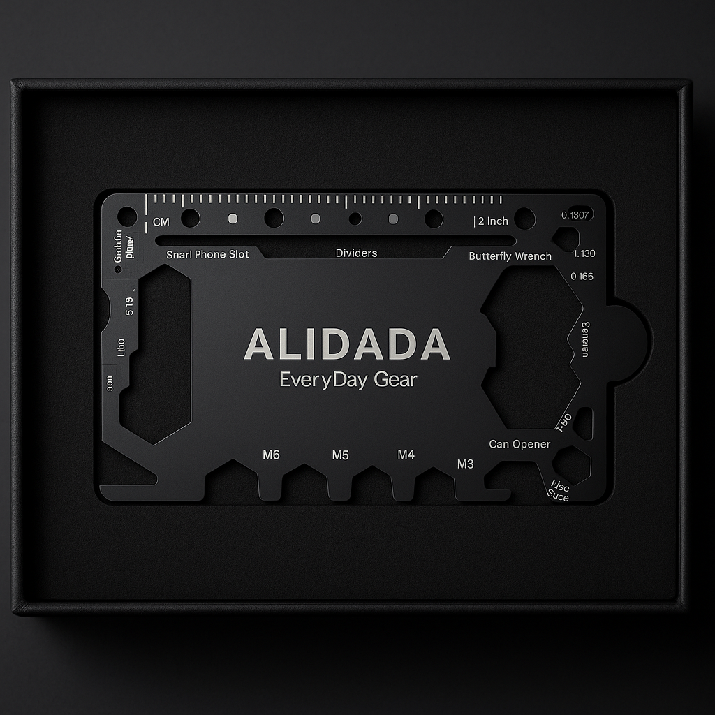 ALIDADA Multi-Tool Card V1 – 46 Funktionen