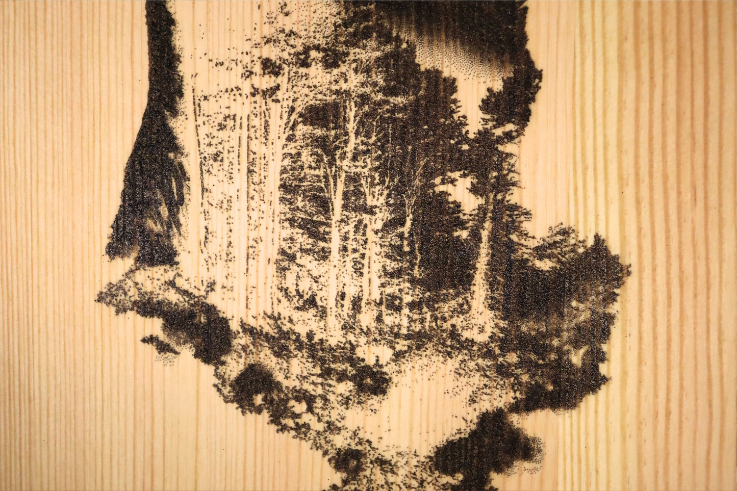Holzbild Hund – personalisierbar