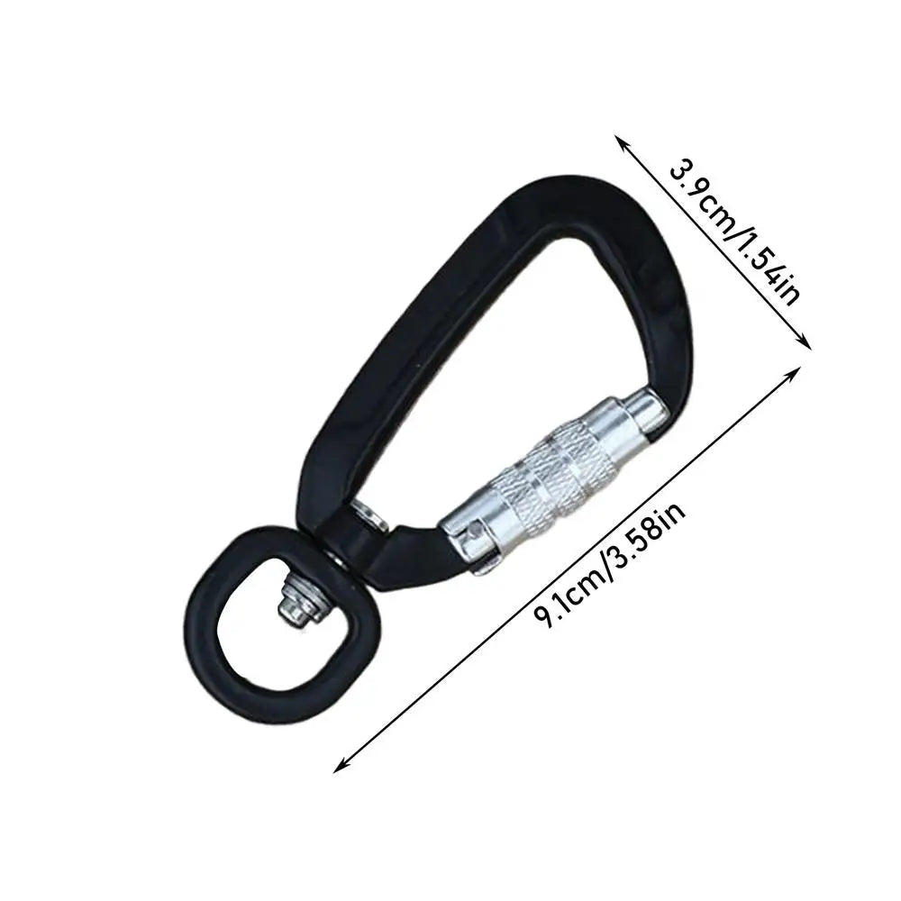 Carabină pentru fixarea animalelor de companie, frânghie pentru câini, ham fix, clip, blocare automată, design din aliaj de aluminiu, accesorii de camping, carabină, breloc