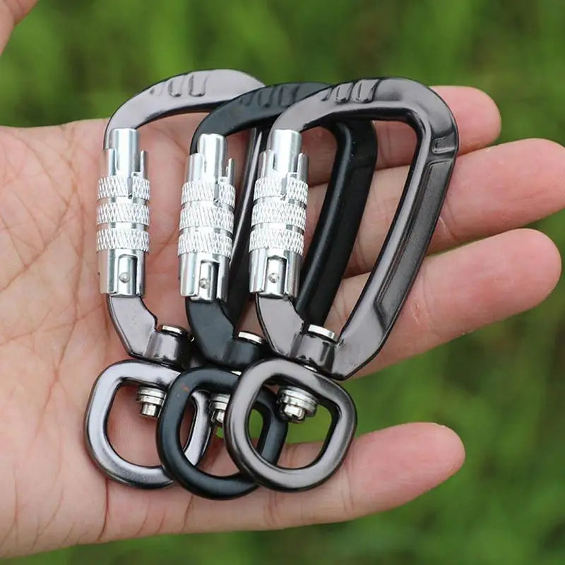 Carabină pentru fixarea animalelor de companie, frânghie pentru câini, ham fix, clip, blocare automată, design din aliaj de aluminiu, accesorii de camping, carabină, breloc