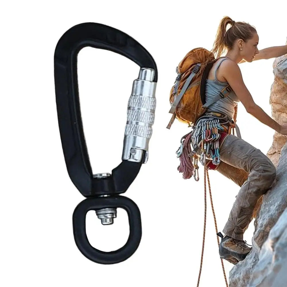 Carabină pentru fixarea animalelor de companie, frânghie pentru câini, ham fix, clip, blocare automată, design din aliaj de aluminiu, accesorii de camping, carabină, breloc