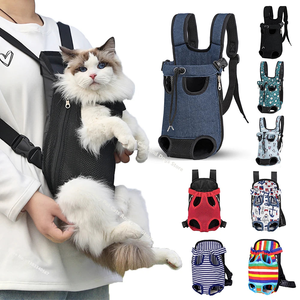 Geantă de transport reglabilă pentru pisici, rucsac cu umăr dublu pentru animale de companie, geantă portabilă pentru călătorii în aer liber, camping, drumeții, geantă pentru pisici, geantă pentru câini