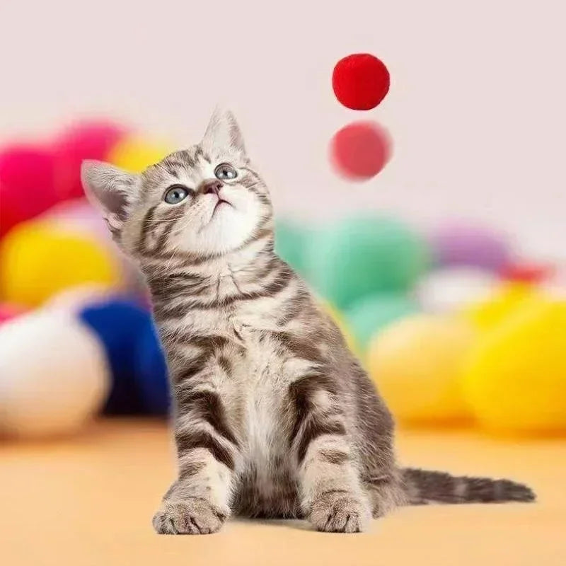 1 set jucării interactive creative pentru lansare, dresaj pentru pisici, pisoi, mini pompoane, jocuri, minge de pluș întinsă, jucărie pentru pisici, consumabile pentru animale de companie, accesorii pentru animale de companie