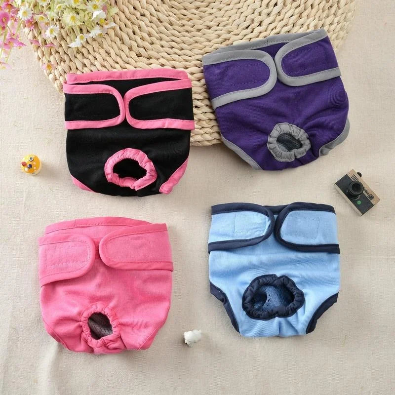 2 tipuri XXS/XS/S/M/L/XL pentru câini, pantaloni fiziologici impermeabili reutilizabili pentru câini, scutece anti-scurgeri pentru pisici și câini (1 buc)