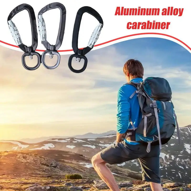 Carabină pentru fixarea animalelor de companie, frânghie pentru câini, ham fix, clip, blocare automată, design din aliaj de aluminiu, accesorii de camping, carabină, breloc