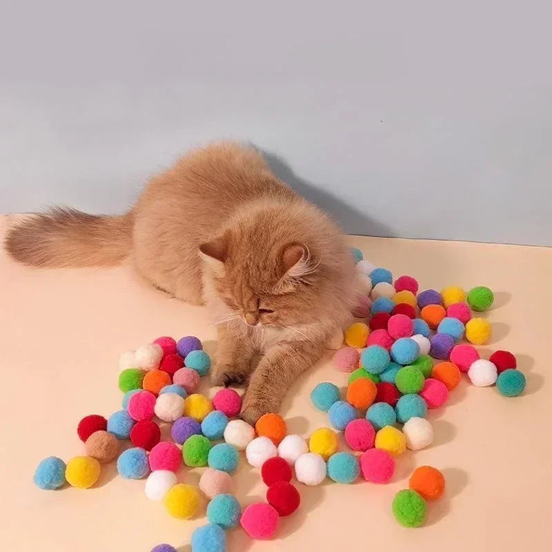 1 set jucării interactive creative pentru lansare, dresaj pentru pisici, pisoi, mini pompoane, jocuri, minge de pluș întinsă, jucărie pentru pisici, consumabile pentru animale de companie, accesorii pentru animale de companie